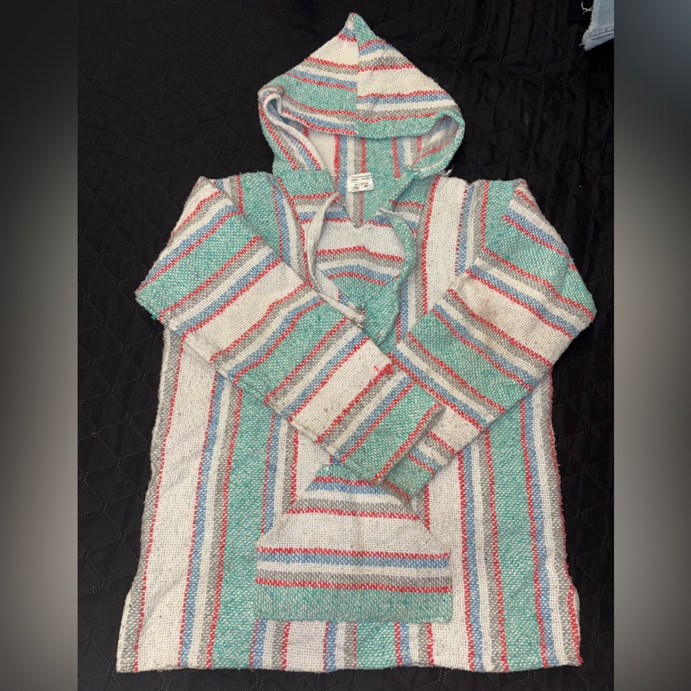 Striped Baja Hoodie for youth